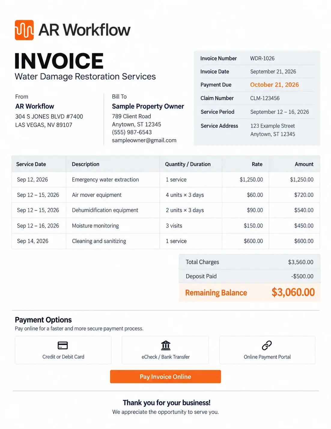 Restoration Invoice Example-webp