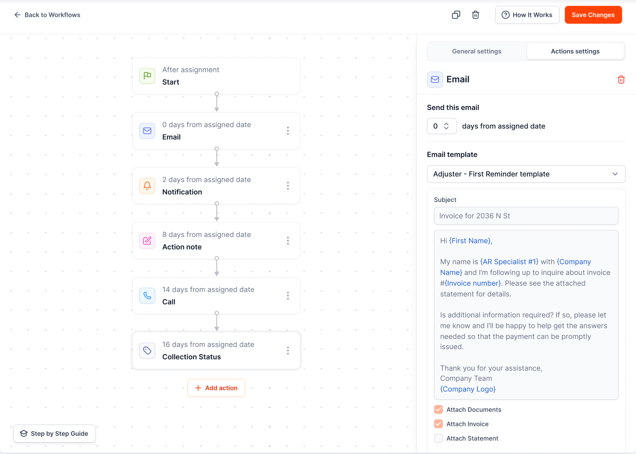 AR Workflow Steps