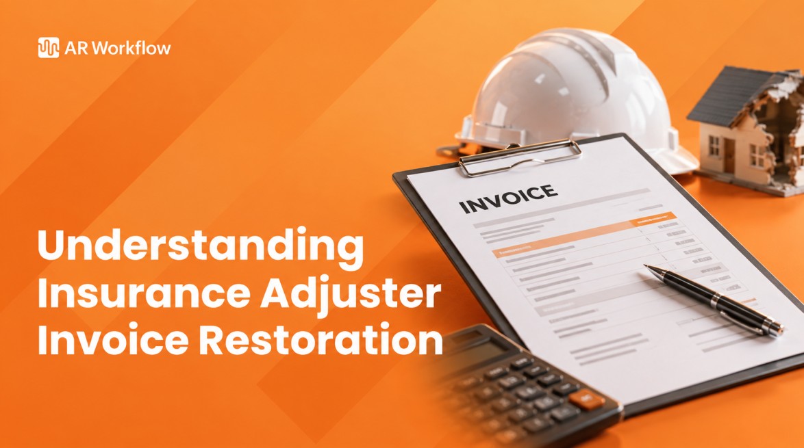 insurance adjuster invoice restoration